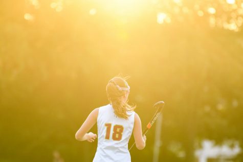 Lauren Jasen in the Ignatius vs. Woodlands field hockey game.