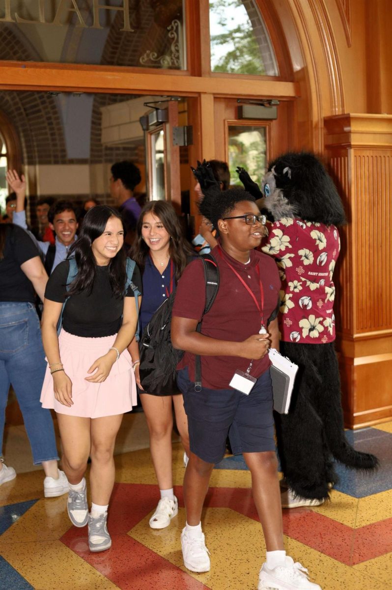 Students attend the Freshmen Mixer on August 25, 2023.