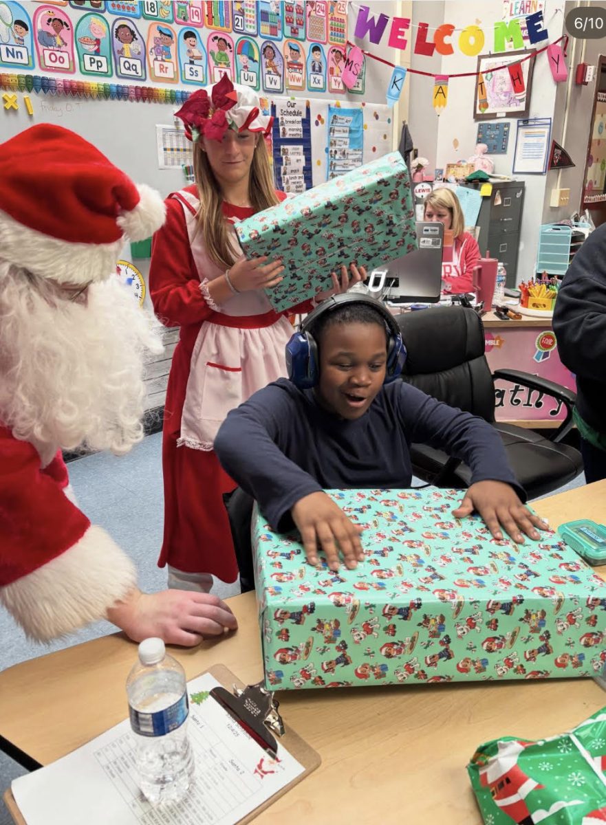 Saint Ignatius students participating in Christopher Christmas