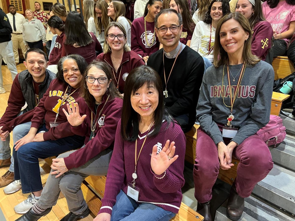 Saint Ignatius teachers supporting Ray Graham